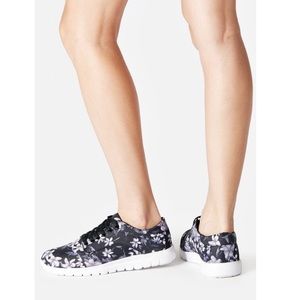 JustFab Blossom floral sneakers